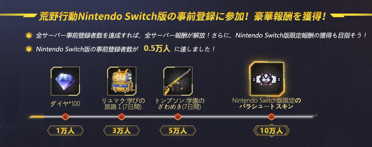 网易《荒野行动》Switch版开启预约 还有豪华奖励