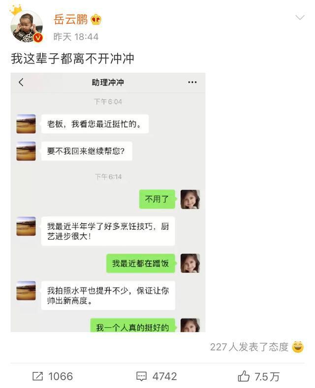 岳云鹏这辈子都离不开冲冲表情包截图3