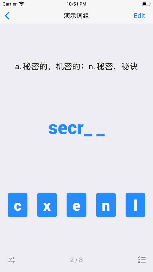 List生词本截图3