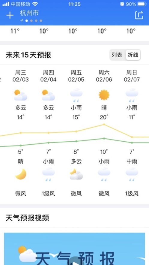 桌面天气万年历截图3