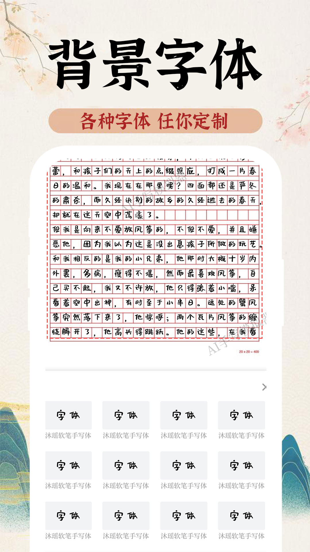 AI字迹模拟大师截图1