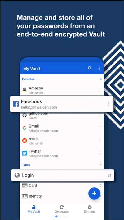 Bitwarden密码管理器截图3